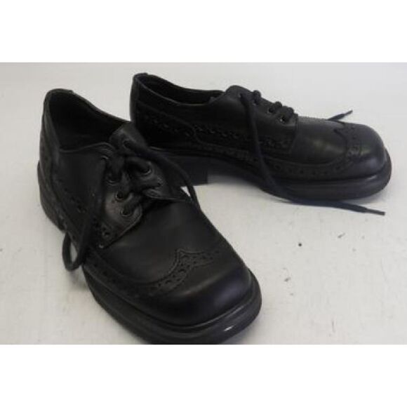DR Martens Rare VTG Square Toe Brogue Loafers mens size 10 ladies size 11 MIE - Picture 2 of 7